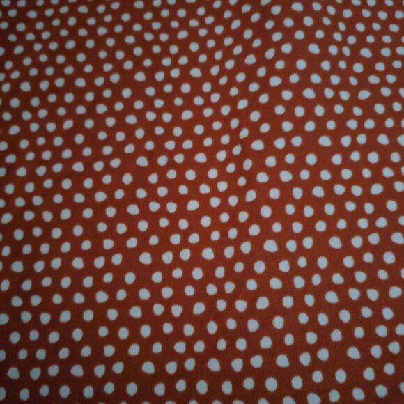 Torrid Brown Dot Silky Smooth Stretch-Satin Slip Midi Skirt Women's Plus Size 0 - Picture 6 of 12